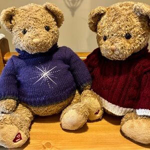 Gund Little Brown Bears Plush 18” High Bloomingdale's 2004 Limited Edition